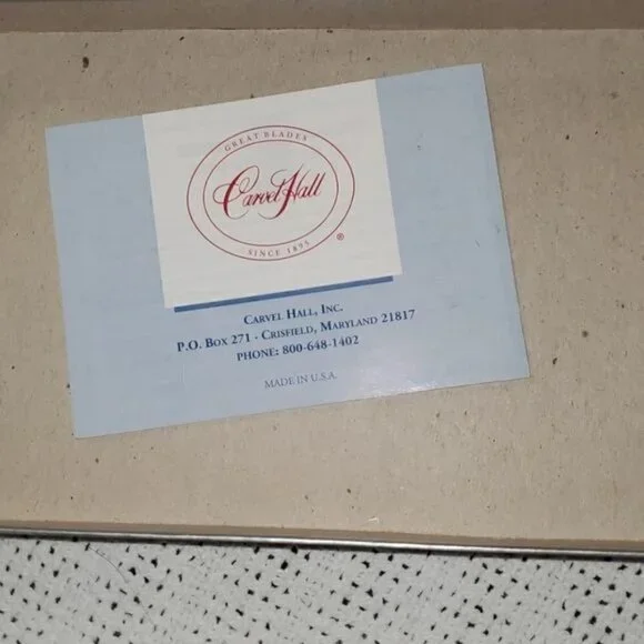 GUMP'S Carvel Hall‎ Made in USA 2 piece Carving Knife and Fork - Picture 11 of 11